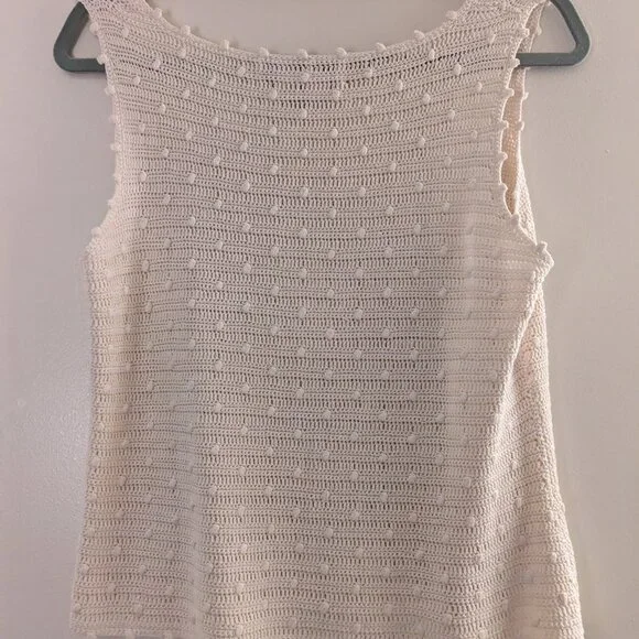 Vintage Carlisle crochet cardigan set silk blend - Picture 10 of 10